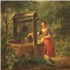 Image 10 : Pair of Oil Paintings, Wells in Romantic Landscape, 19th C