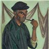 Image 10 : Mario Mazzella (1923-2008), ‘Smoking Fisherman with Pipe’, 1963