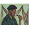 Image 1 : Mario Mazzella (1923-2008), ‘Smoking Fisherman with Pipe’, 1963