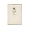 Image 2 : Walter Roshardt, Charcoal Drawing, Nude with a Cloth, c. 1920