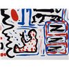 Image 7 : A. R. Penck (b. 1939), Color Serigraph, Composition, 1980s