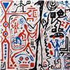 Image 9 : A. R. Penck (b. 1939), Color Serigraph, Composition, 1980s