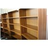 Image 2 : CHERRY 6' ADJUSTABLE SHELF BOOKCASE