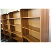 Image 2 : CHERRY 6' ADJUSTABLE SHELF BOOKCASE