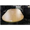 Image 2 : MAPLE 8' RACETRACK BOARDROOM TABLE