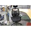 Image 2 : BLACK MESH HIGH BACK TASK CHAIR W/ HEADREST