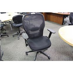 BLACK MESH HIGH BACK TASK CHAIR