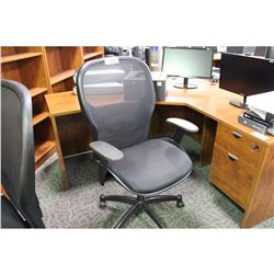 BLACK MESH HIGH BACK TASK CHAIR