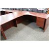 Image 2 : CHERRY L-SHAPE EXECUTIVE DESK - LH