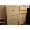 Image 2 : LOT OF APPROXIMATELY 6 LATERAL FILE CABINETS, 3 BOOK CASES, AND MISC. OFFICE FURNITURE