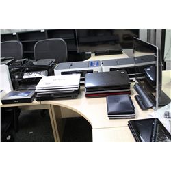 LARGE LOT OF MISC. ELECTRONIC GEAR INC. PRINTERS, SCANNERS, LAPTOPS, TABLETS AND MORE,