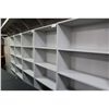 Image 2 : GREY 6' BOOKCASE W/ ADJUSTABLE SHELVES