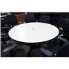 Image 1 : EGGSHELL 5' ROUND TABLE