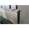 Image 2 : BEIGE 3 DRAWER LATERAL FILE CABINET