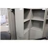 Image 2 : STEELCASE GREY 6' PERSONAL STORAGE UNIT