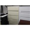 Image 2 : HON BEIGE 5 DRAWER LATERAL FILE CABINET