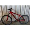 Image 1 : RED SPECIALIZED 24 SPEED FRONT SUSPENSION MOUNTAIN BIKE (NO SEAT)