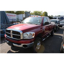 2007 DODGE RAM 2500 SLT VIN 1DTKS28DX7J600637