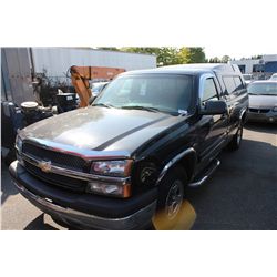 2003 CHEVROLET SILVERADO LS PICKUP VIN 1GCEC14V83E297521