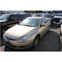 2003 HONDA ACCORD VIN 1HGCM82573A800383