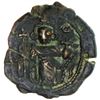 Image 1 : ARAB-BYZANTINE: Standing Emperor, ca. 680-700+, AE fals (3.14g), "pseudo-Damascus"
