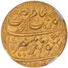 Image 1 : MUGHAL: Aurangzeb, 1658-1707, AV mohur, Aurangabad, AH1081 year 14