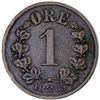 Image 2 : NORWAY: Oscar II, 1872-1905, AE ore, 1885
