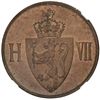 Image 1 : NORWAY: Haakon VII, 1905-1957, AE 5 ore, 1907