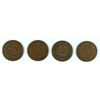 Image 2 : (4) 1878 INDIAN HEAD CENTS GOOD