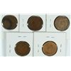 Image 2 : (5) 1867 TWO CENT PCS