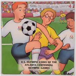 1995 ATLANTA OLYMPICS UNC SOCCER COMMEMORATIVE HALF DOLLAR, YOUNG COLLECTORS SET