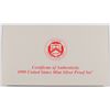 Image 4 : 1999 UNITED STATES SILVER PROOF SET IN NICE ORIGINAL PACKAGING,  NICE COINS!