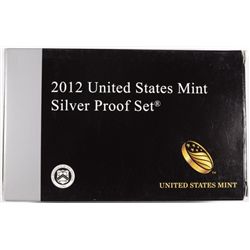 2012 UNITED STATES SILVER PROOF SET IN NICE ORIGINAL PACKAGING, HARD TO FIND!!!