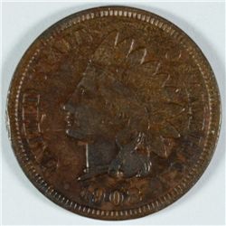 1908-S INDIAN HEAD CENT, VF