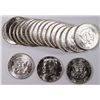Image 1 : ORIGINAL GEM BU ROLL OF 1964 KENNEDY HALF DOLLARS