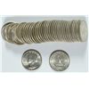 Image 1 : 1951-D WASHINGTON QUARTER ROLL ( 40 ) COINS, GEM BU ORIGINAL!!