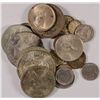 Image 1 : LOT OF ( 24 ) FOREIGN SILVER COINS, COINS WEIGH APPROXIMATELY 185g