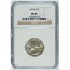 Image 1 : 1939 D WASHINGTON QUARTER NGC MS65 MOSTLY WHITE