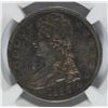 Image 2 : 1837 REEDED EDGE HALF DOLLAR, NGC AU-53  NICE COLOR!