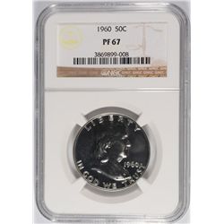 1960 FRANKLIN HALF DOLLAR, NGC PROOF-67