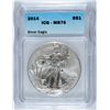 Image 1 : 2014 AMERICAN SILVER EAGLE, ICG MS-70!   PREFECT!