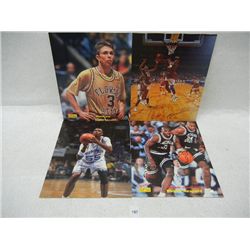 4-Signature Autographed Basketball Rookie Cards, Bob Sura,Shawn Respert, & Others