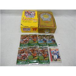 Lot of Baseball & Football Cards all packs have been opened