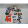 Image 1 : Lot of Hockey Cards & Bobble Head all packs have been opened