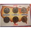 Image 1 : Complete 2 Year Set of UNC. Susan B Anthony Dollars