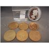 Image 1 : 6 Canadian Dollars , & 1 Common Wealth Five Dollar Coin