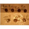 Image 1 : 7-Indian Head Cents mixed dates