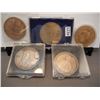 Image 1 : 5 Comm Bronze Coin Elvis Presley, Apollo, & Others