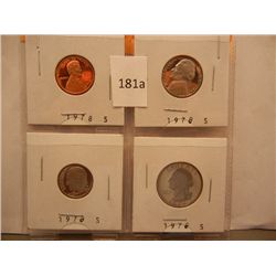 4-1978 Proof Coins ,