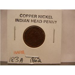 1862 Indian Head Cent Copper Nickel